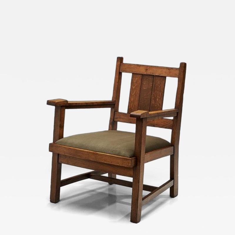 Cornelis van der Sluys Amsterdamse School Armchair by Cornelis van der Sluys The Netherlands ca 1920s