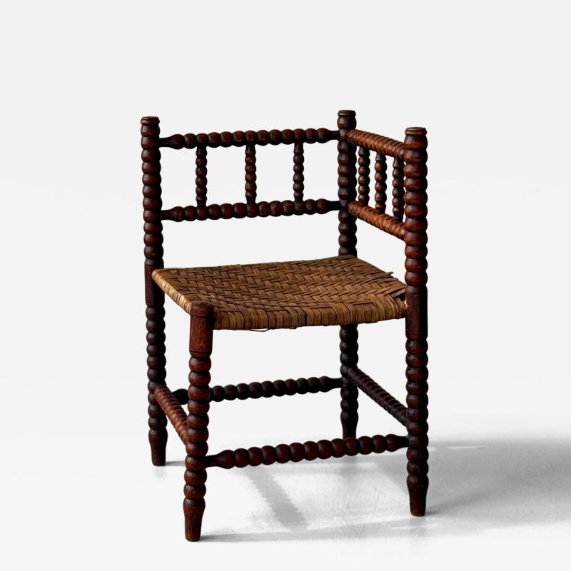 Corner chair United States 19th century