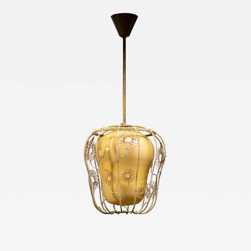 Corona Belysning Decorated metal pendant lamp by Corona Belysning