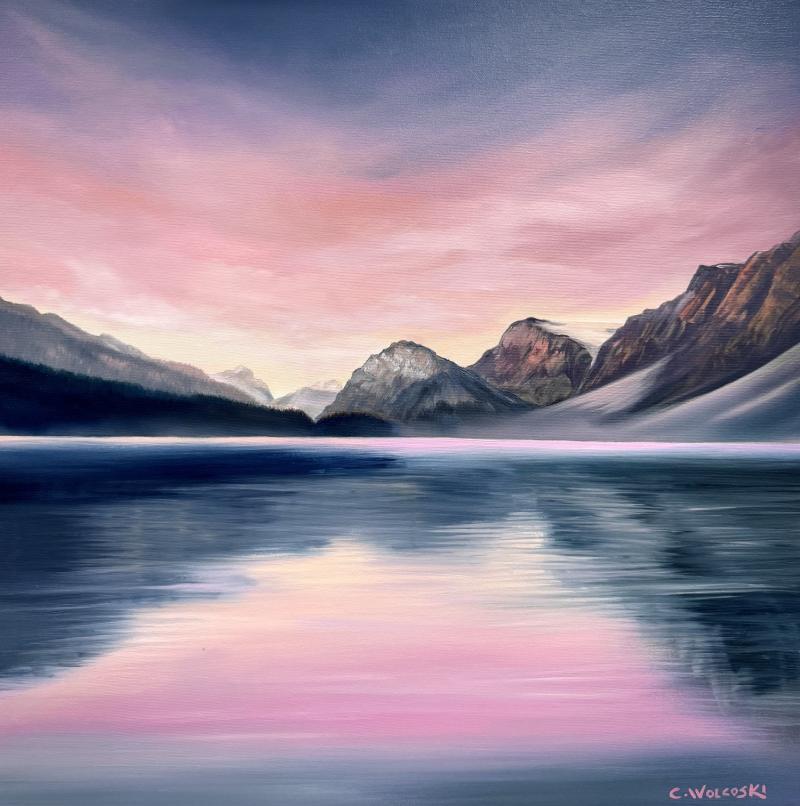 Corrinne Wolcoski Evening Light Bow Lake