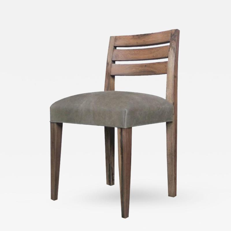 Costantini Design Renzo Contemporary Argentine Rosewood and Leather Side Chair from Costantini