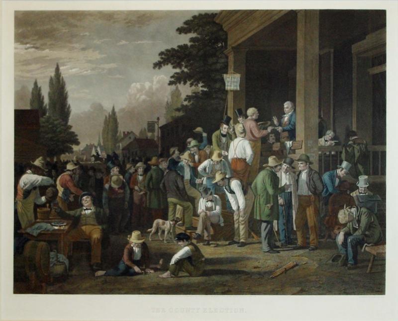 George Caleb Bingham The County Election