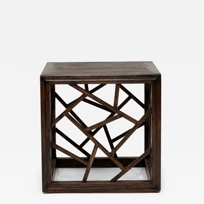 Cracked Ice Square Table