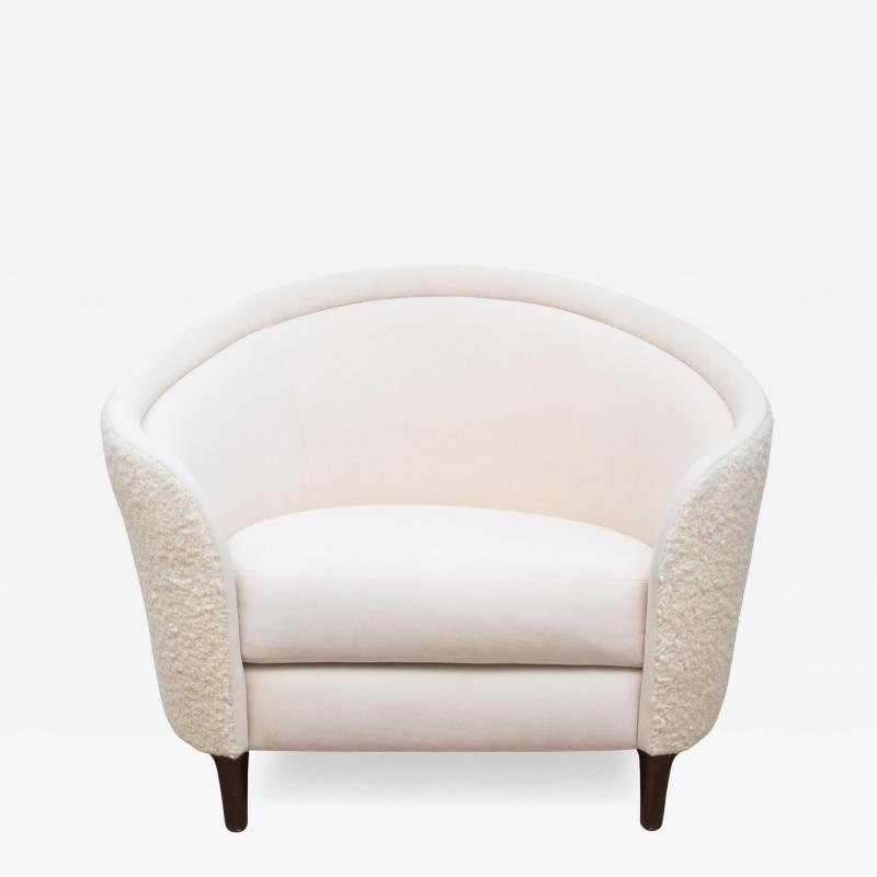 Cream Boucle Vergara Chair by MOGUL IN STOCK