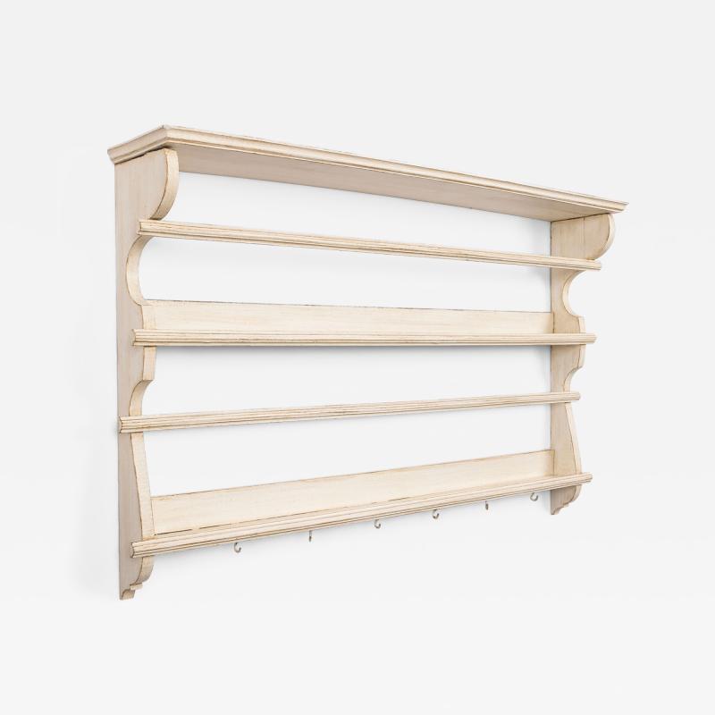 Cream Painted French Plate Rack