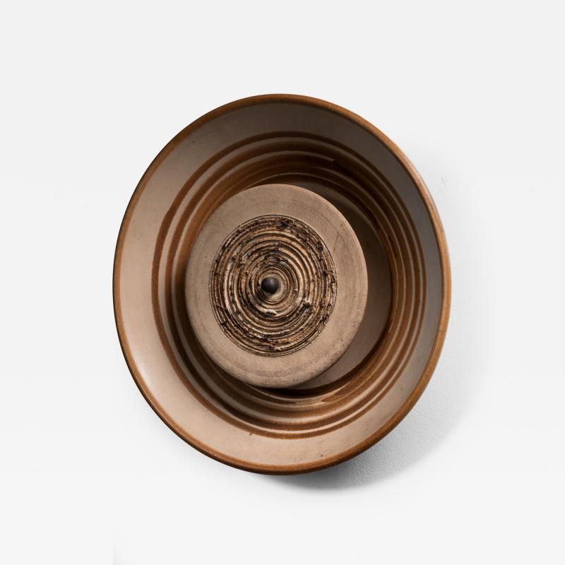Cream colored ceramic wall lamp Denmark