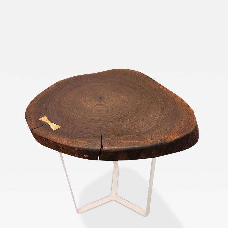 Creation Therrier Live Edge Wood Slab Coffee Table
