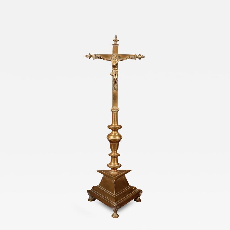 Crucific In Bronze 17 Century spain