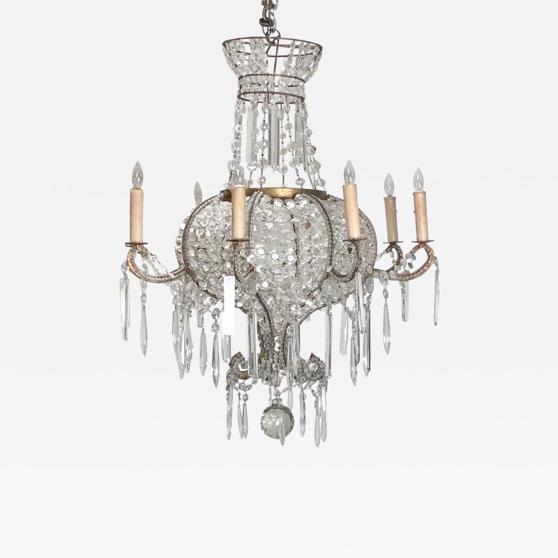 Crystal Chandelier Italy circa 1920