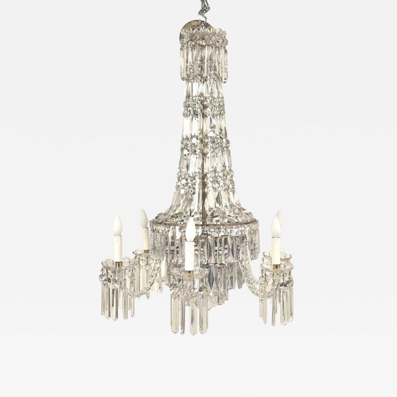 Crystal Chandelier Northern Europe circa 1900