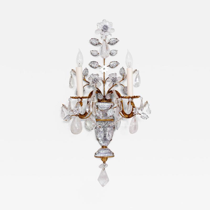 Crystal Leaf Sconce