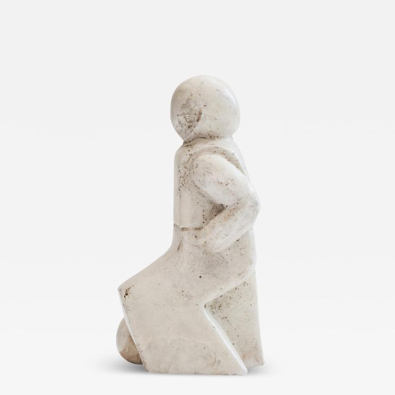 Cubist Sculpture of a Footballer 1970s