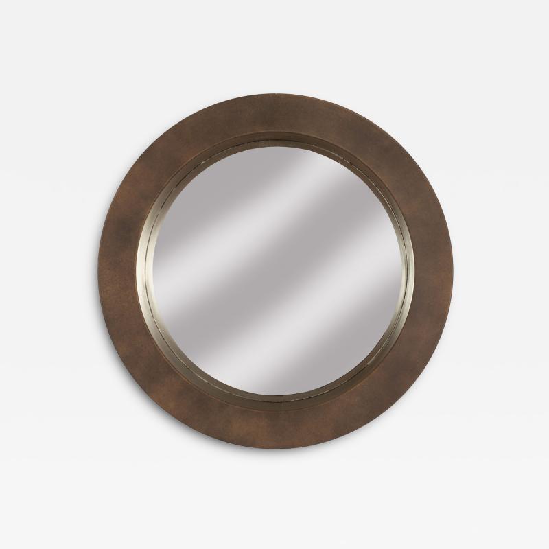 Curtis Jer Curtis Jere Porthole Wall Mirror 1970c 
