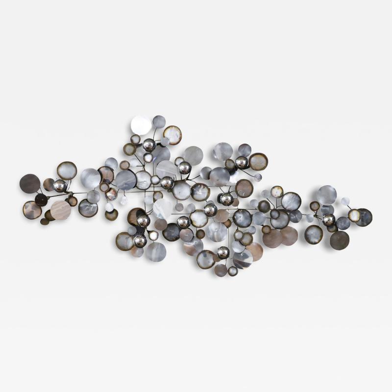 Curtis Jer Large Californian Modern Raindrop Chrome Sculpture by Curtis Jere
