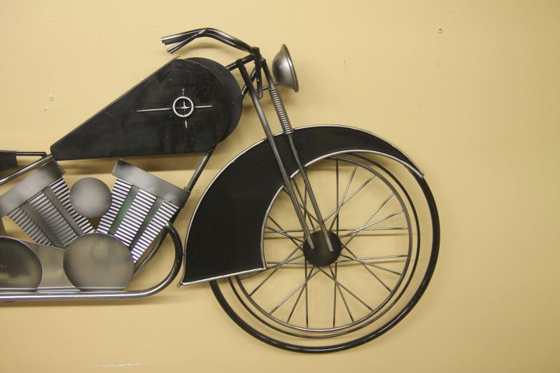 Curtis Jeré Curtis Jere Wall Hanging Motorcycle Sculpture