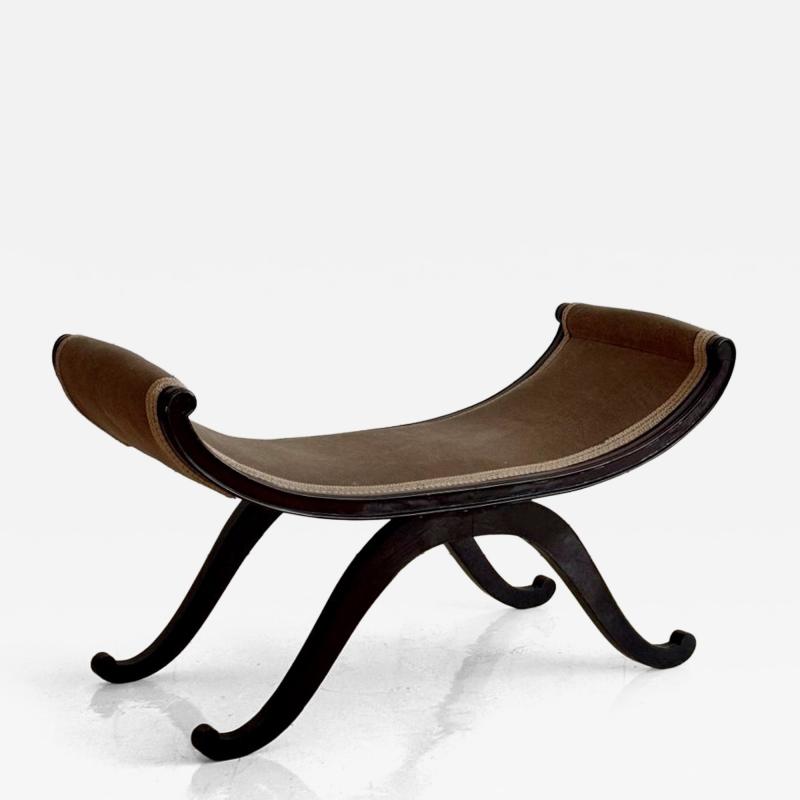 Curule form bench