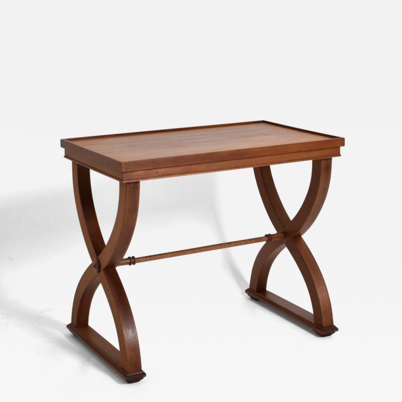 Curule neoclassical side table 1940s 