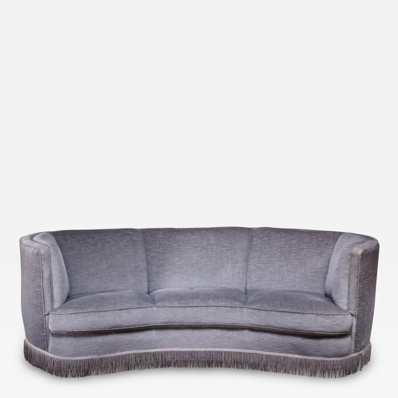 Curved sofa with fringes Denmark