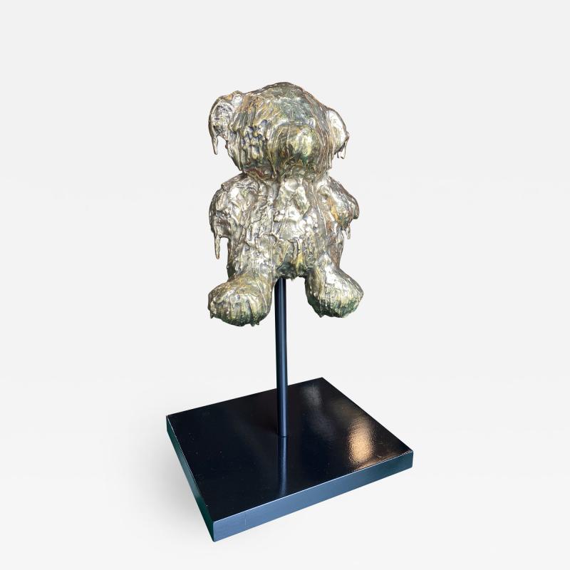 Custom Bronze Sculpture Teddy Bear Per Sempre by Mattia Biagi 2015