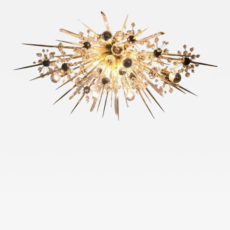 Custom Half Austrian Crystal Sputnik