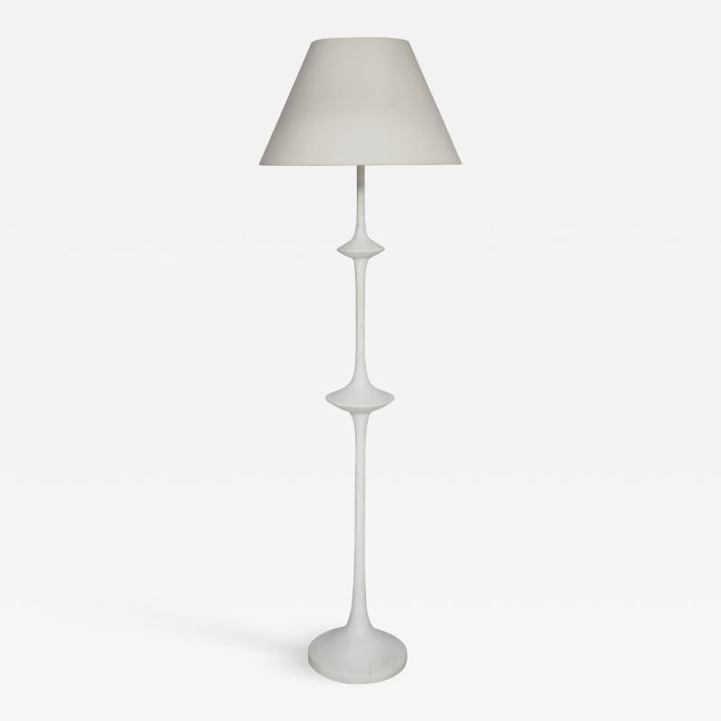 Custom Plaster Fixture Floor Lamp in the Giacometti Manner