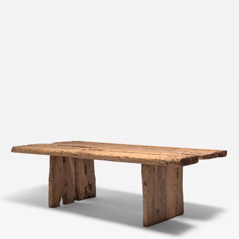 Custom Reclaimed Elm Dining Table