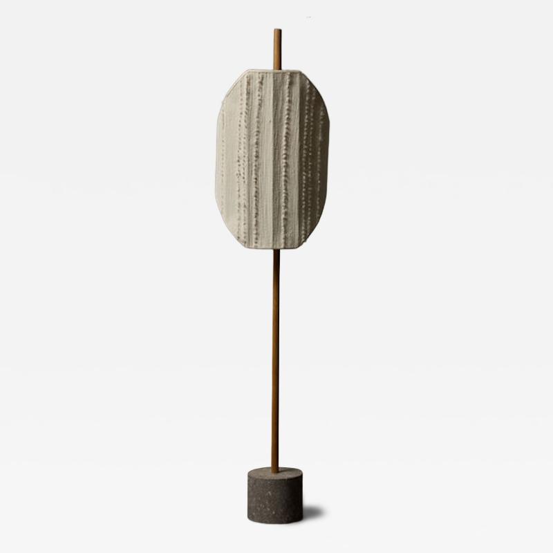 Custom Servomuto Flag Floor Lamp with Loop Shade
