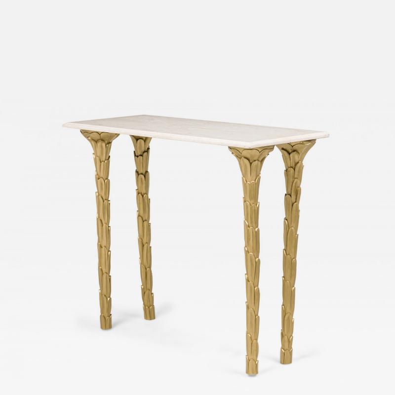 Customizable Contemporary Regency Style Gilt Console Table Made to Order 