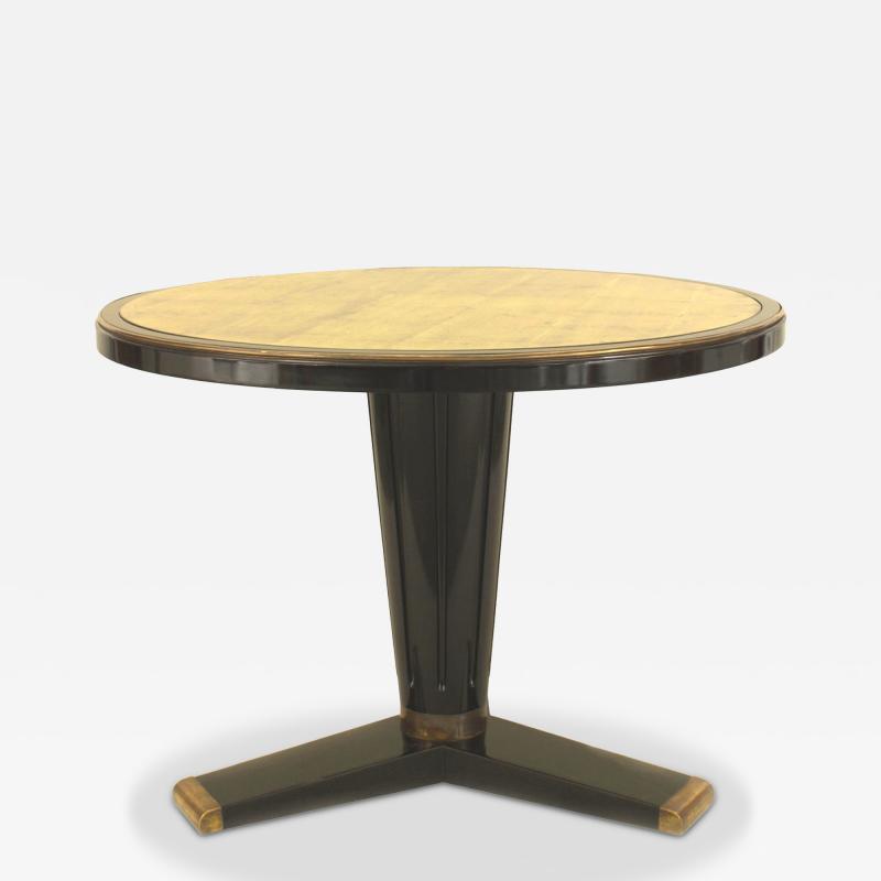 Customizable French Jansen Style Ebonized Center Table Made to Order 
