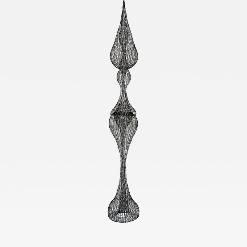 D Lisa Creager DLisa Creager Woven Wire Hanging Sculpture 72 