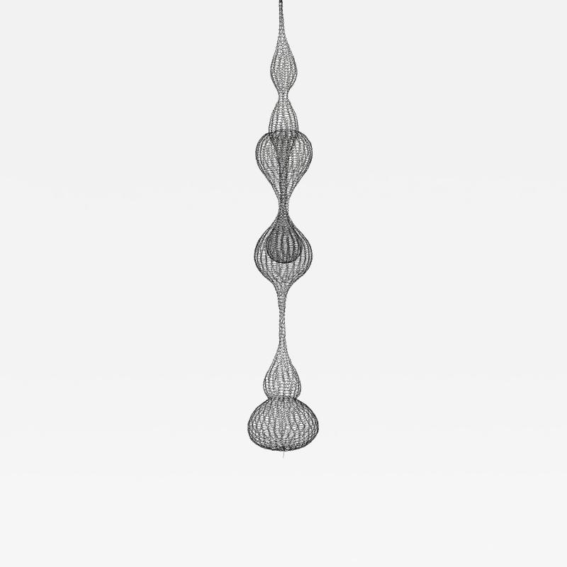 D Lisa Creager Dlisa Creager Woven Wire Hanging Sculpture