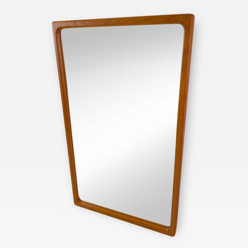 DANISH MODERN SPLINED TEAK MIRROR