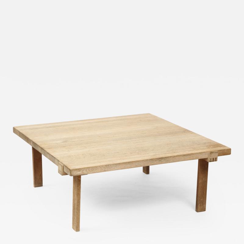 DANISH OAK SQUARE COFFEE TABLE