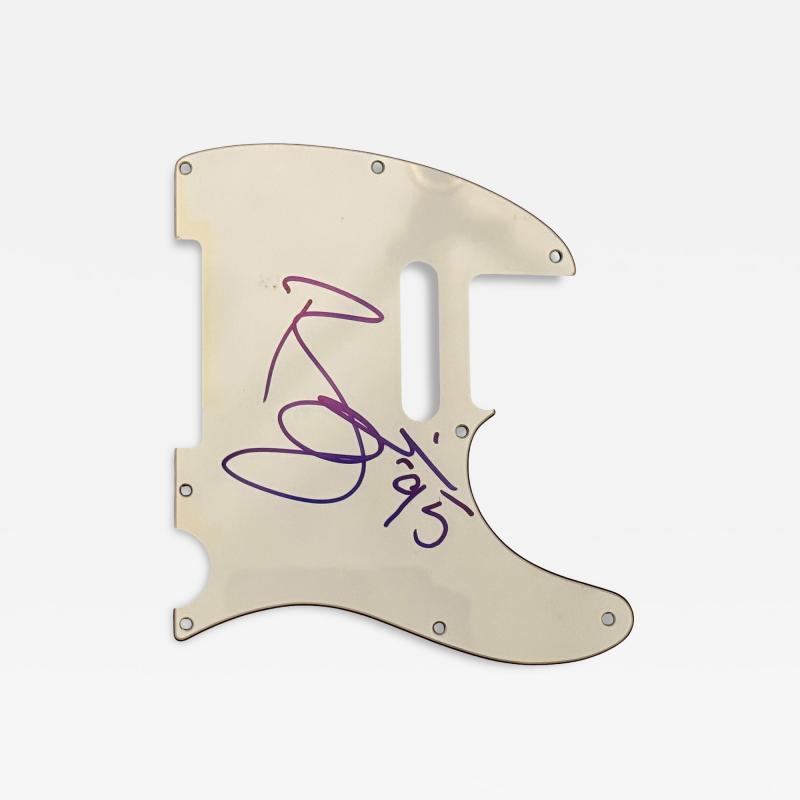DAVID BOWIE AUTOGRAPHED PICKGUARD