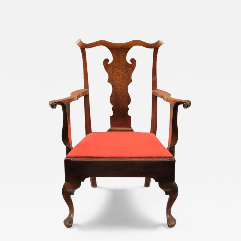 DIGGES FAMILY QUEEN ANNE ARMCHAIR