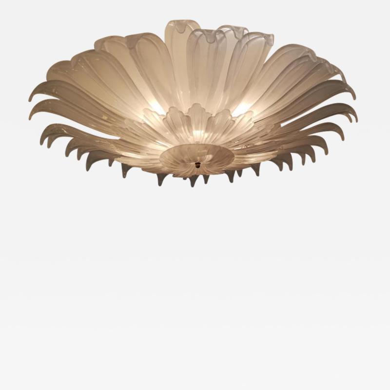 Daisy Flower Murano Glass Ceiling Light