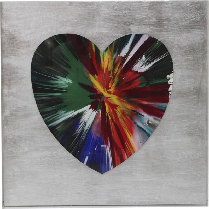 Damien Hirst Damien Hirst Heart Spin Painting 2009