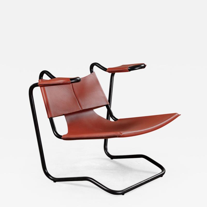 Dan Johnson DAN JOHNSON LEATHER SLING CHAIR