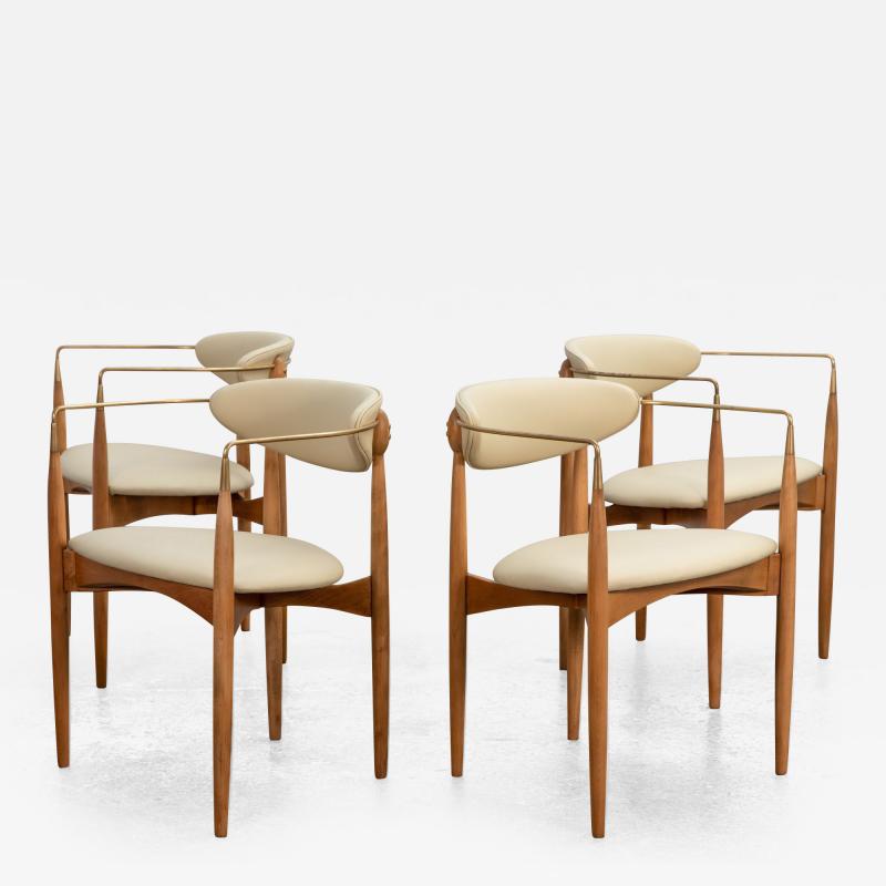 Dan Johnson for Selig Viscount Chairs in Leather