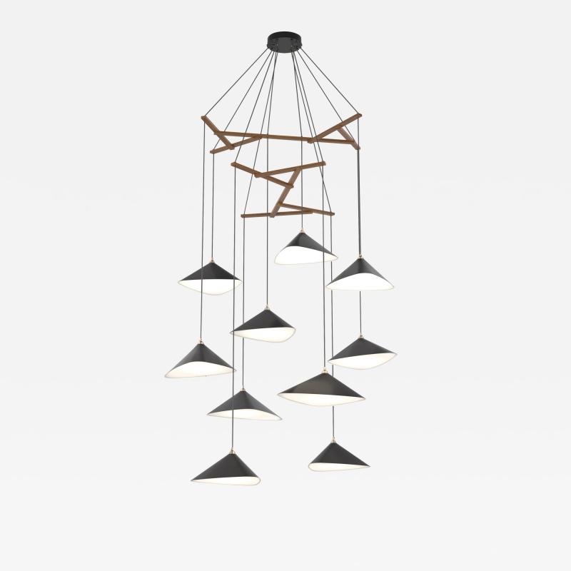 Daniel Becker Daniel Becker Emily Vertikal 10 Chandelier