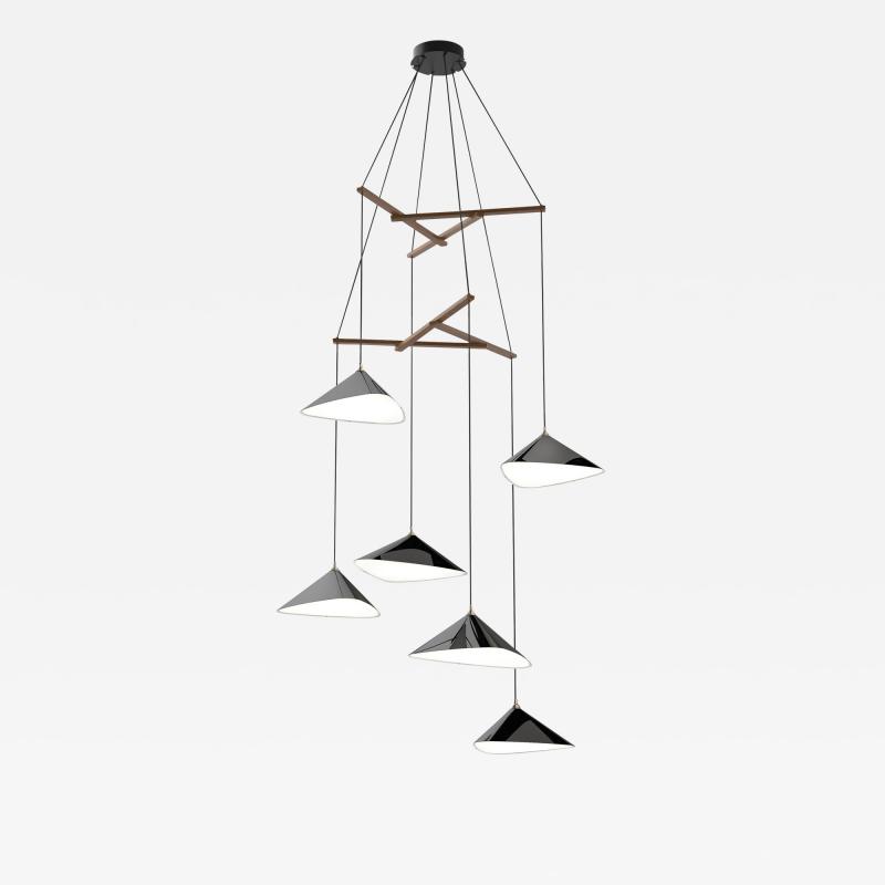 Daniel Becker Daniel Becker Emily Vertikal 6 Chandelier