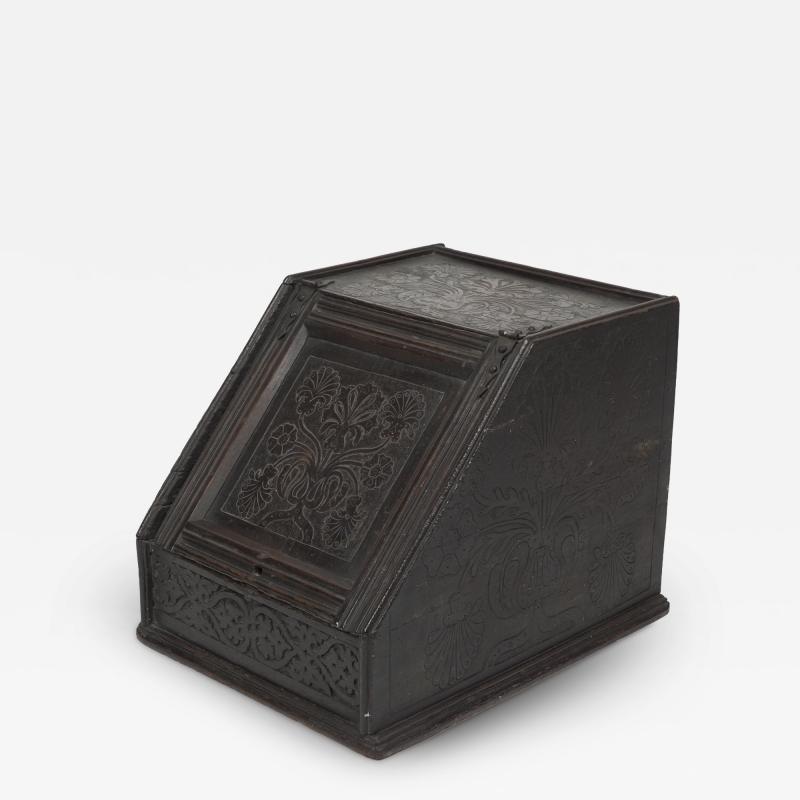 Daniel Cottier style Of An Aesthetic Movement Dark Oak Coal Box