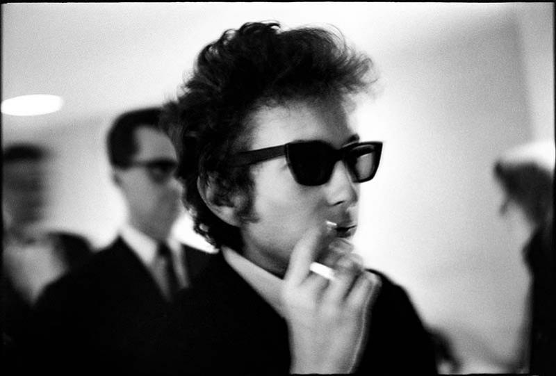 Daniel Kramer Bob Dylan Cigarette and Sunglasses Full Frame