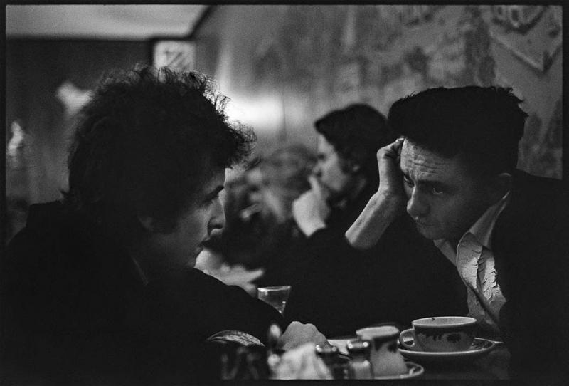 Daniel Kramer Bob Dylan Johnny Cash at the Table