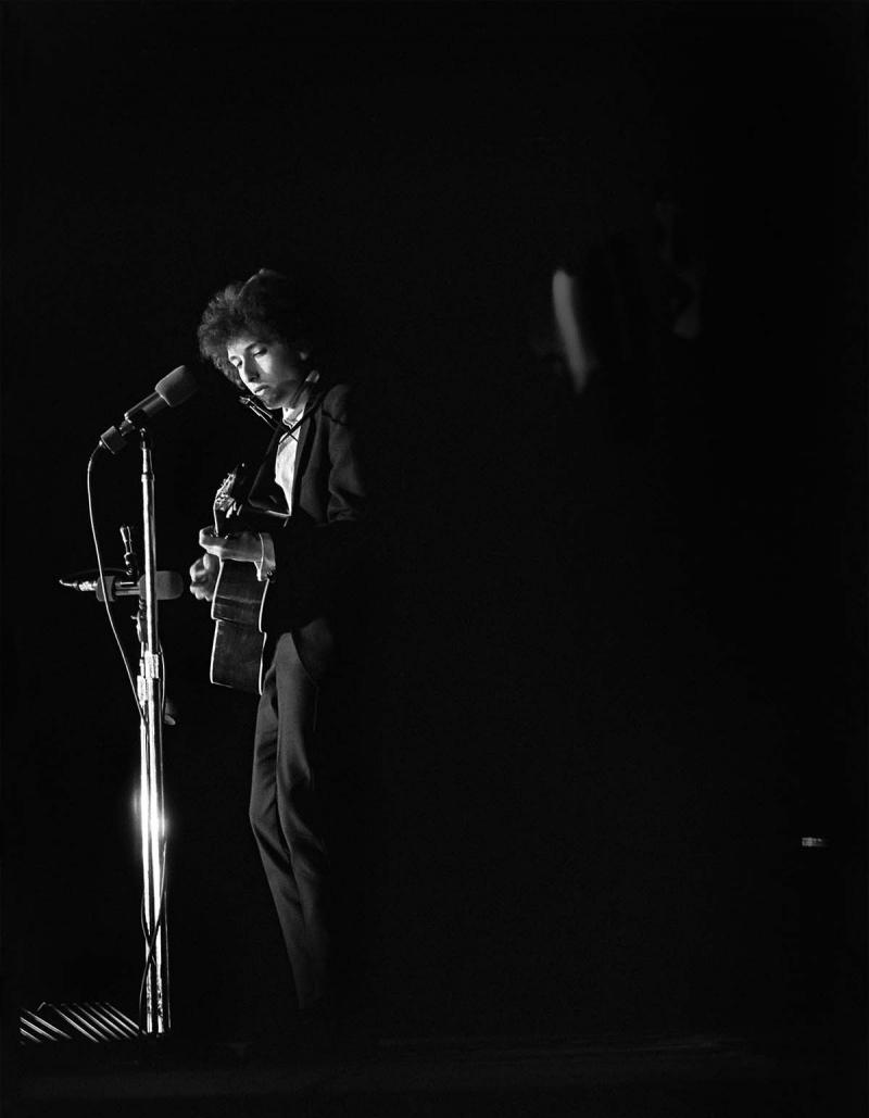 Daniel Kramer Bob Dylan Performing at Forest Hills