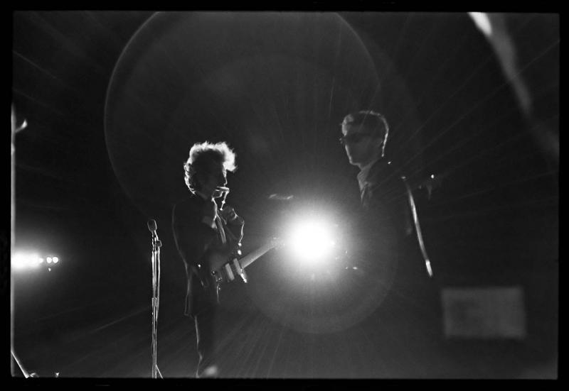 Daniel Kramer Bob Dylan Robbie Robertson Forest Hills Stadium