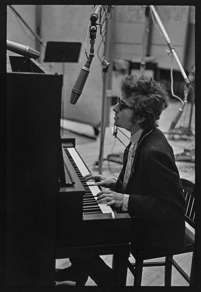 Daniel Kramer Bob Dylan at the Piano Recording BIABH in NYC