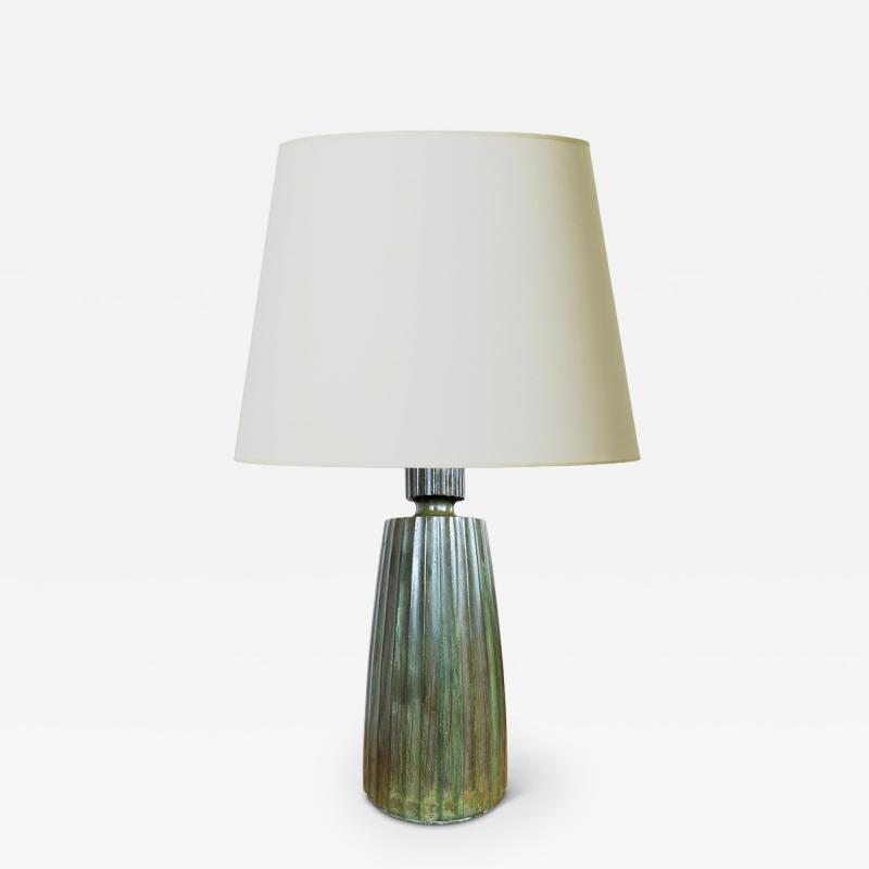 Danish Art Deco Table Lamp in Bronze