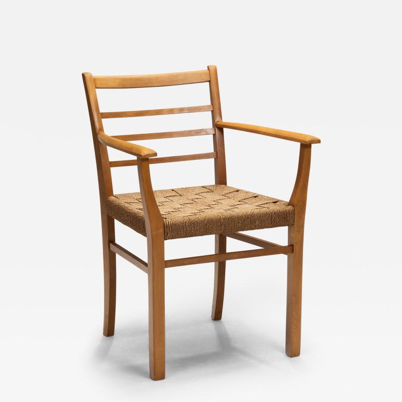 Danish Cabinetmaker Papercord Chair Denmark 20th Century