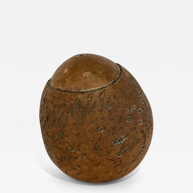 Danish Ceramic Coconut Sculpture